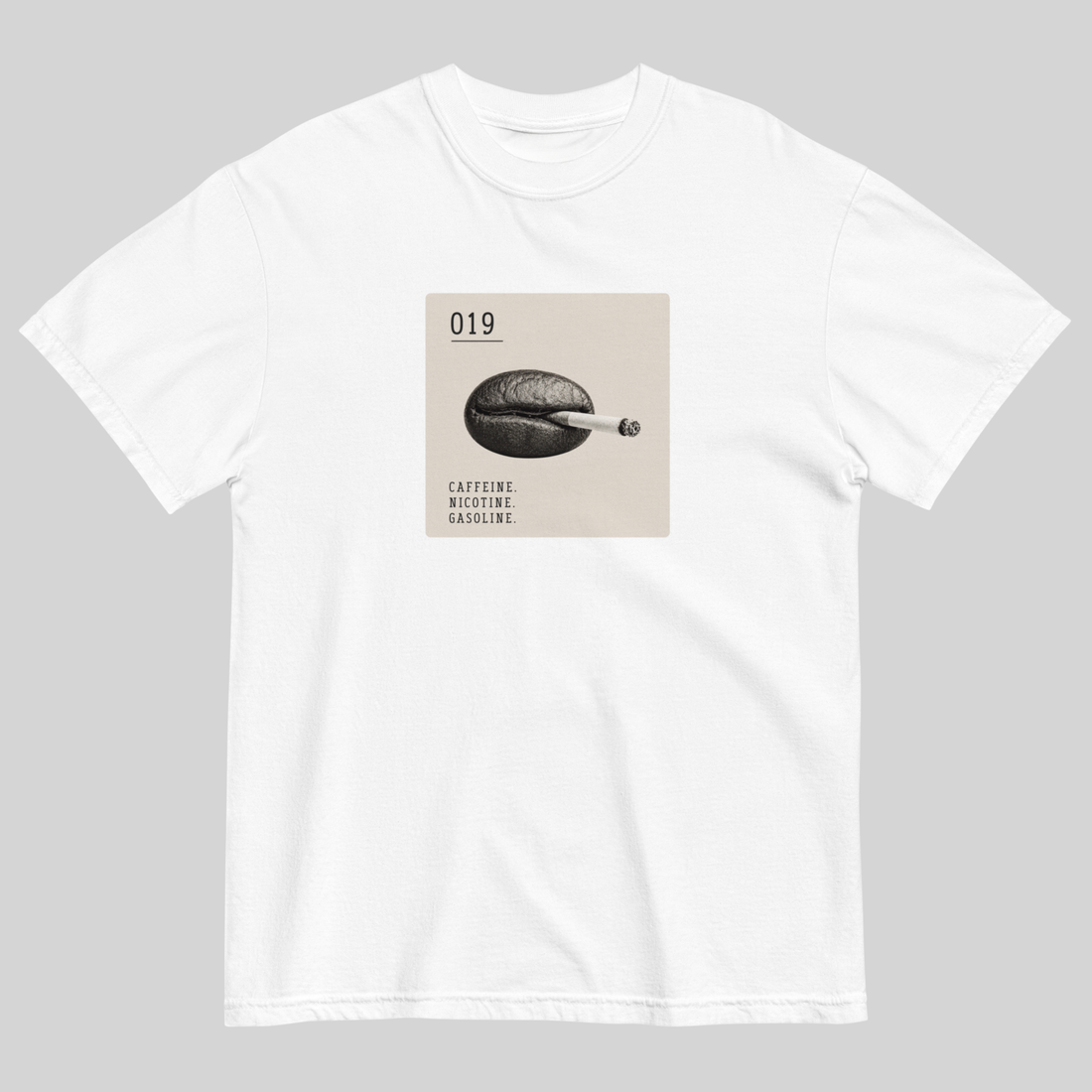 MONORETRO FUEL journal — Coffee. Nicotine. Gasoline., on Object Series 019.