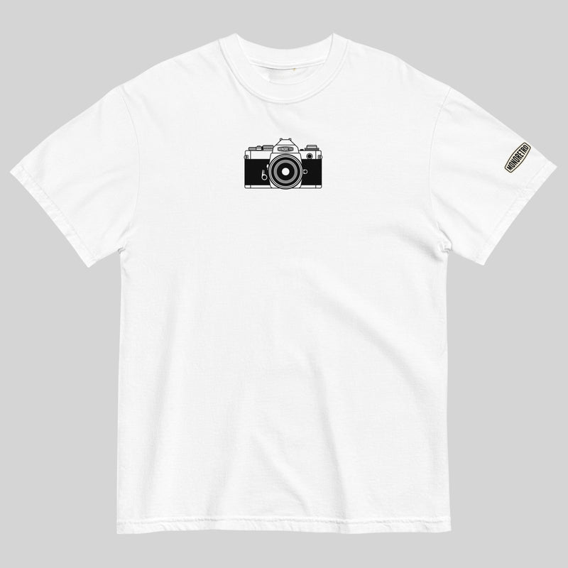 35mm SLR Heritage Tube Knit T-Shirt — MONORETRO Analogue collection.