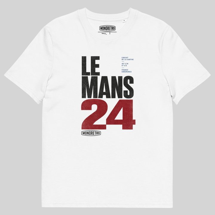 Le Mans in white — front view.