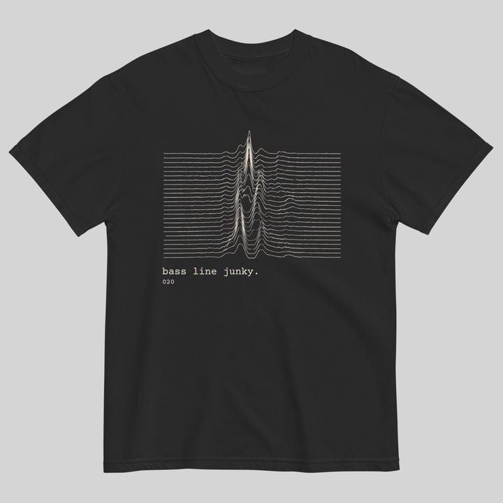 Bass Line Junky Heritage Tube Knit T-Shirt — MONORETRO Analogue collection.