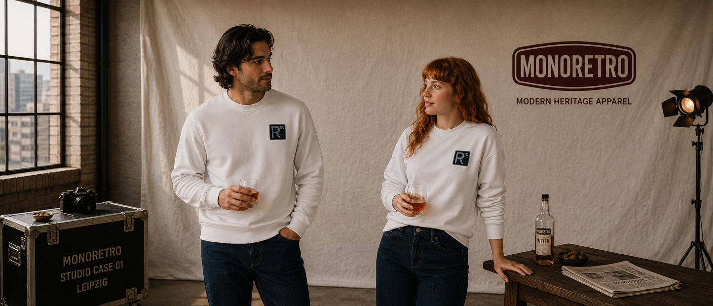 R10 Classic Raglan Sweatshirt — MONORETRO R10 collection.