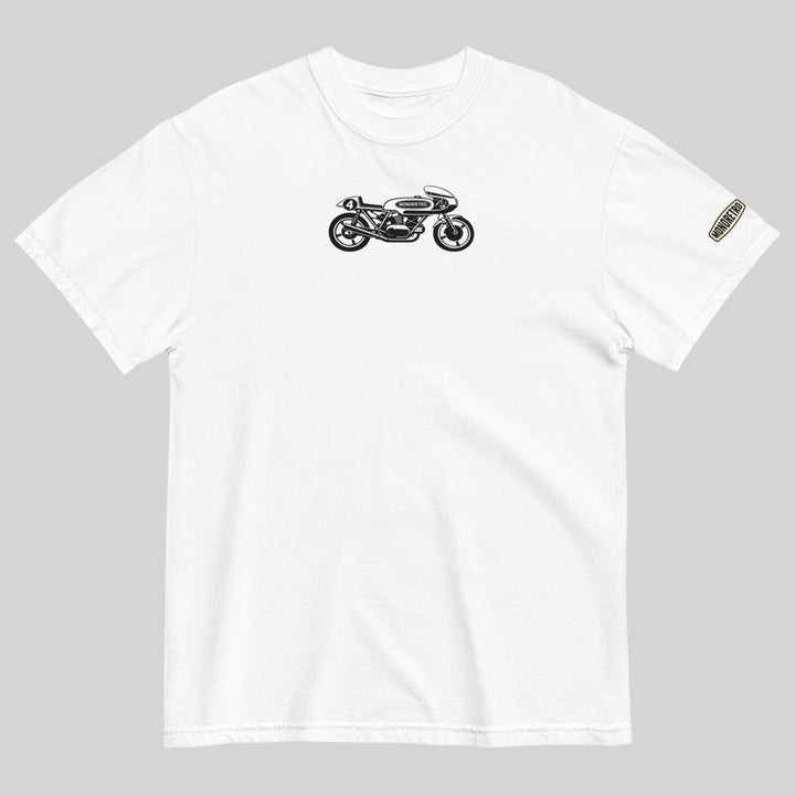 Corsa Heritage Tube Knit T-Shirt — MONORETRO MOTOR collection.