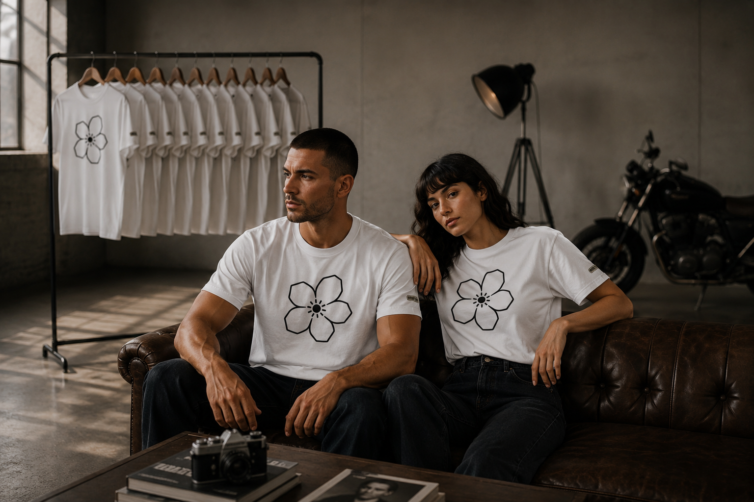 Magnolia Heritage Tube Knit T-Shirt — MONORETRO Unfiltered collection.