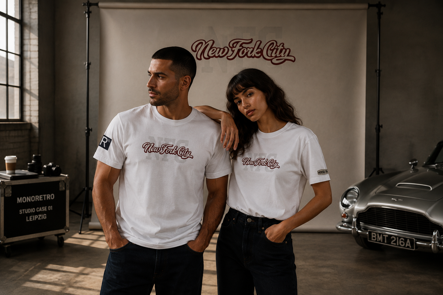 New Fork City Heritage Tube Knit T-Shirt — MONORETRO R10 collection.