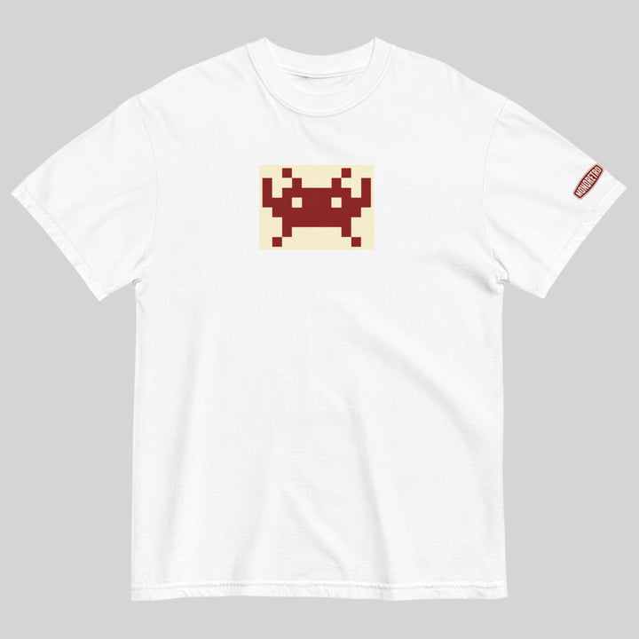 Party Invader Heritage Tube Knit T-Shirt — MONORETRO Analogue collection.