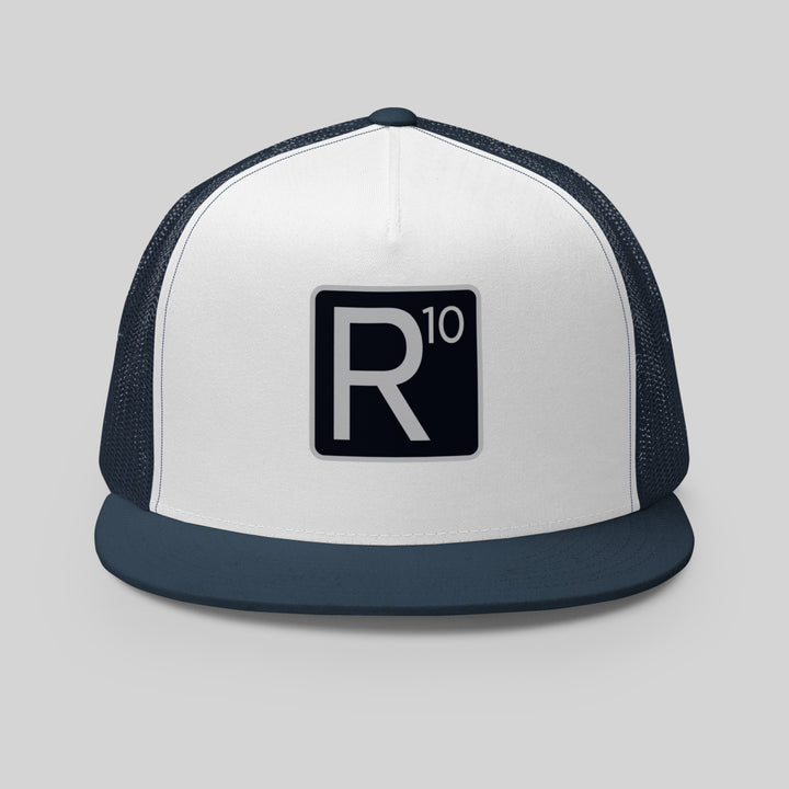 R10 Heritage Trucker Cap — MONORETRO R10 collection.