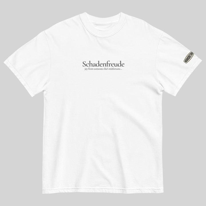 Schadenfreude Heritage Tube Knit T-Shirt — MONORETRO Unfiltered collection.