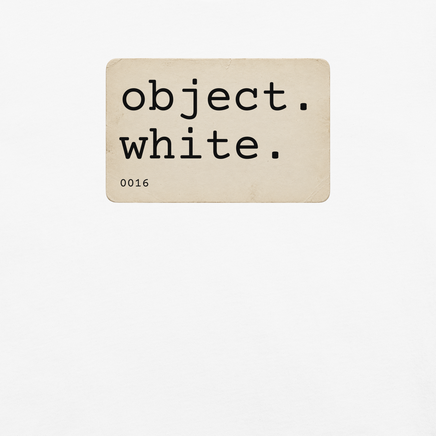Object White 001