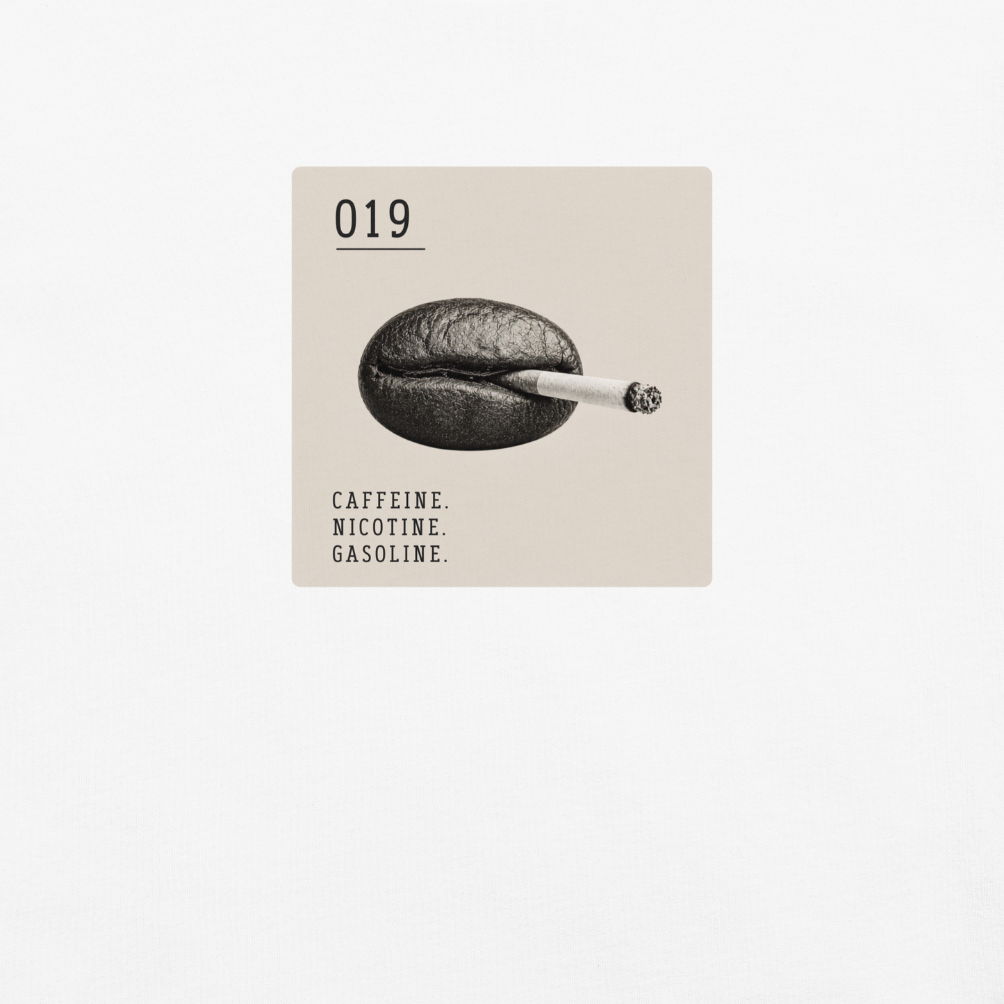 Object Series 019  Heritage Tube Knit - Caffeine, Nicotine & Gasoline